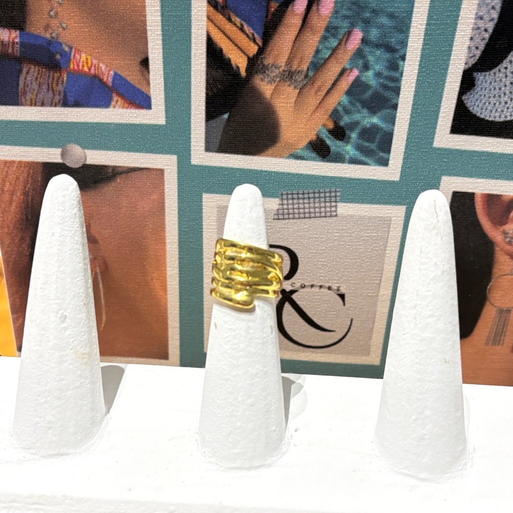 Bold Gold Ring - 18K gold